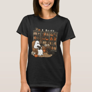 Galerie für Leseliebhaber von Ghost Reading Hallow T-Shirt