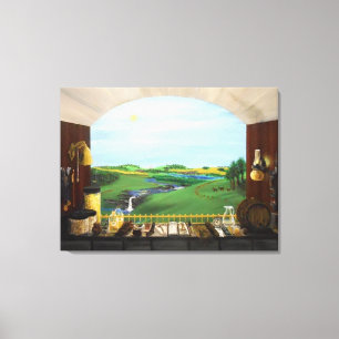 Galerie-Leinwand der Destillierapparate Leinwanddruck