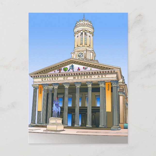 Galerie Moderne Kunst Postkarte (Vorderseite)