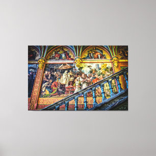 Galerie Vintage Malerei der Vorfahren Leinwanddruck