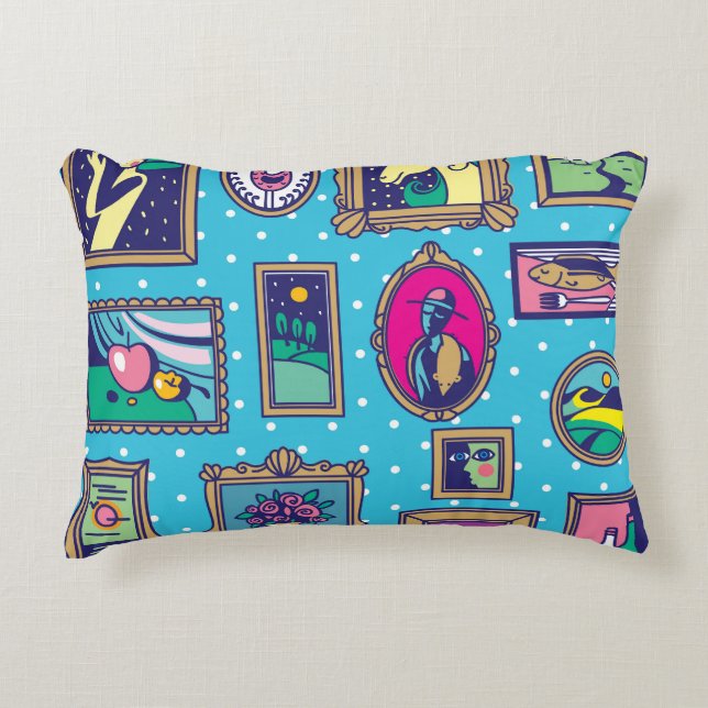 Galerie Wand: Diverse Bildersammlung Dekokissen (Vorderseite)