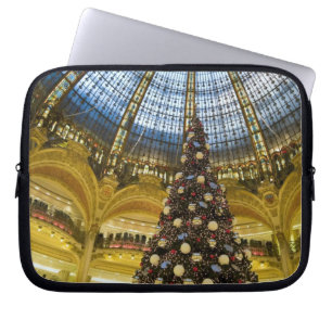 Galeries La Fayette am Weihnachten, Paris, Laptopschutzhülle
