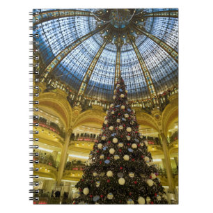 Galeries La Fayette am Weihnachten, Paris, Notizblock