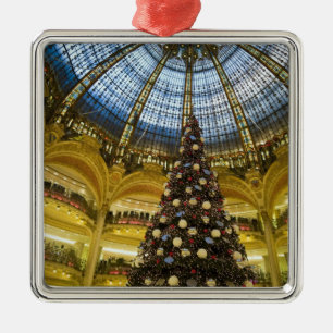 Galeries La Fayette am Weihnachten, Paris, Ornament Aus Metall