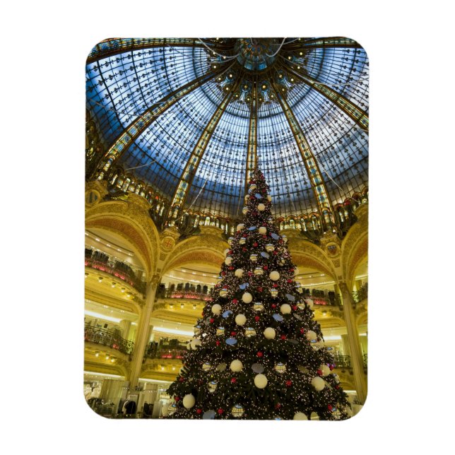 Galeries La Fayette zu Weihnachten, Paris, Frankre Magnet (Vertikal)