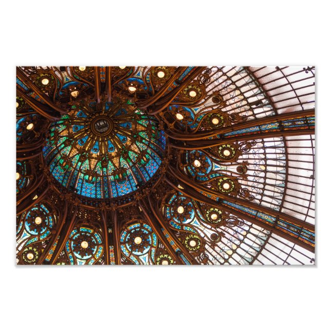 Galeries Lafayette Festglas Fotodruck (Vorne)