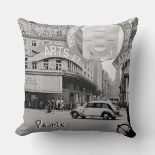 Galeries Lafayette Paris Haussmann 1940 Fotografie Kissen
