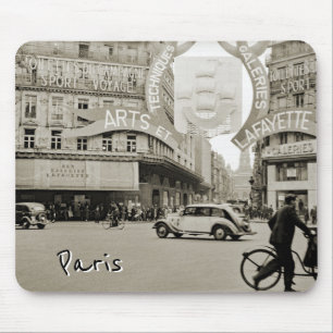 Galeries Lafayette Paris Haussmann 1940 Fotografie Mousepad