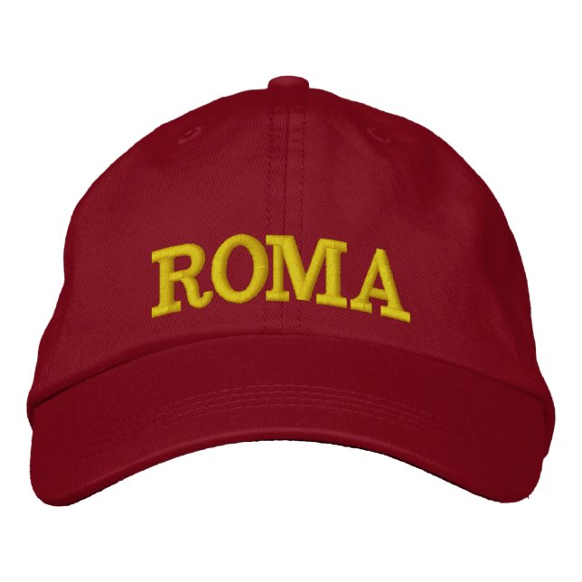 Galerum pro Roma Bestickte Baseballkappe (Vorderseite)