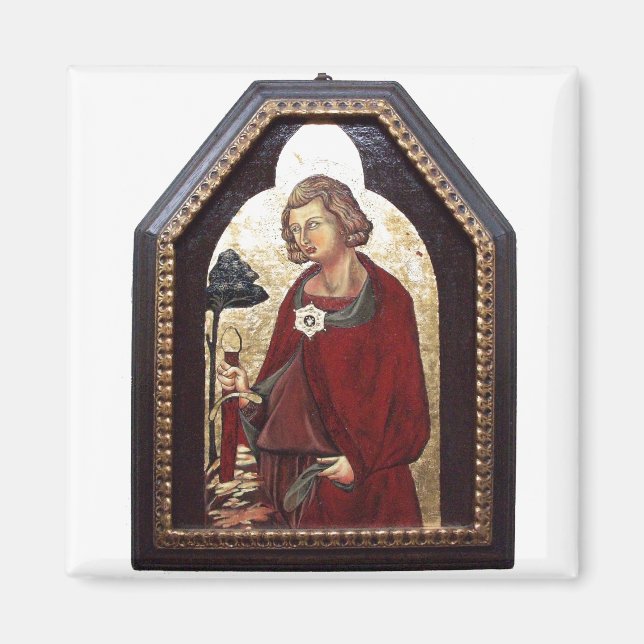 GALGANO/RECHTEN DES SCHWERTES IM FELSTER MAGNET (Vorne)