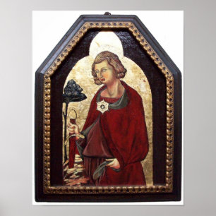 GALGANO/RECHTEN DES SCHWERTES IM FELSTER POSTER