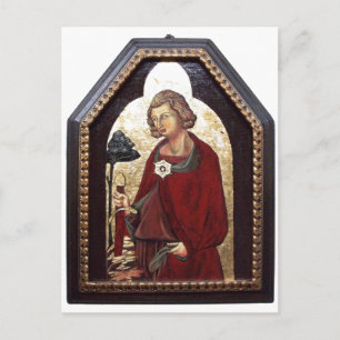 GALGANO/RECHTEN DES SCHWERTES IM FELSTER POSTKARTE