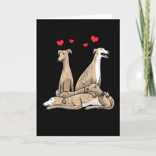 Galgo Español Dog Spanish Sighthound Karte