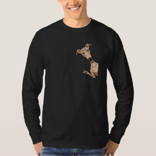Galgo Espanol Hund mit dem Fahrrad T-Shirt