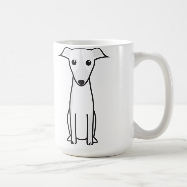 Galgo Español HundeCartoon Tasse (Rechts)