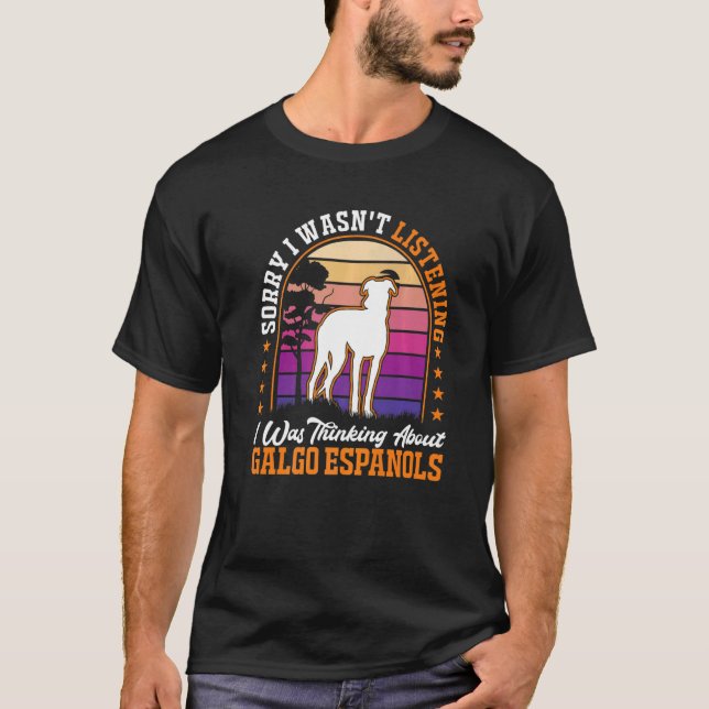 Galgo Espanol Spanish Greyhound Galgo Premium T-Shirt (Vorderseite)
