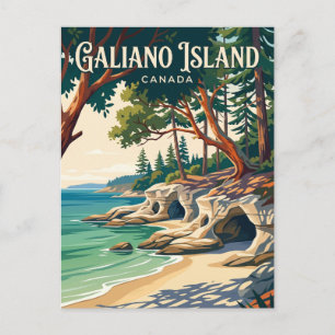 Galiano-Insel Kanada Postkarte