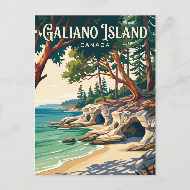 Galiano-Insel Kanada Postkarte (Vorderseite)