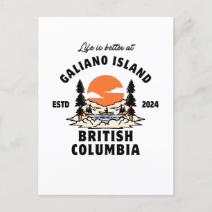 Galiano Island British Columbia Postkarte