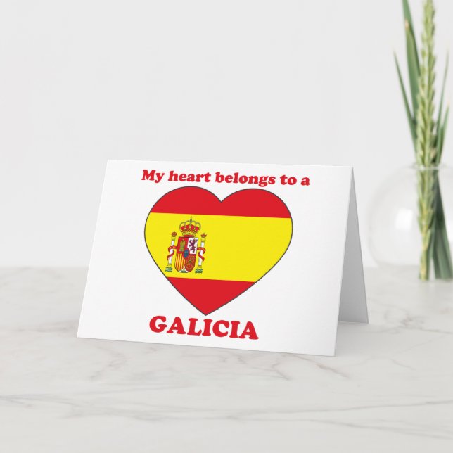 Galicia Feiertagskarte (Vorderseite)
