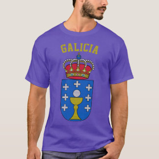 Galicia Vintage verblasste Erscheinungsbild T-Shirt
