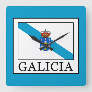Galicien Quadratische Wanduhr