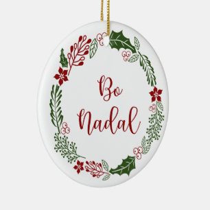 Galicier Frohe Weihnachtsfeier, Bo Nadal Keramik Ornament