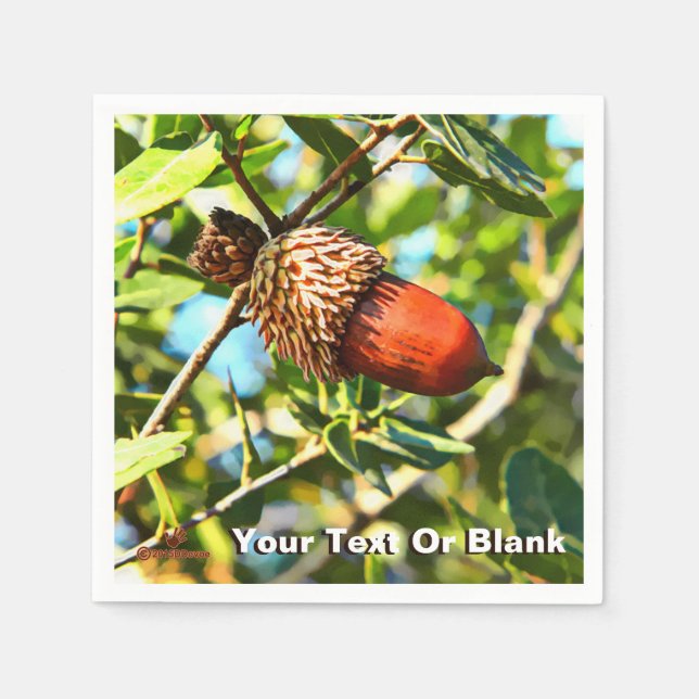 Galilee Acorn Serviette (Vorderseite)