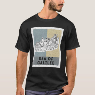 Galilee seas storms religious Christians Christian T-Shirt