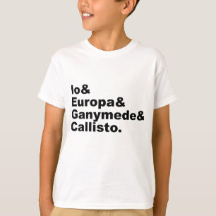 Galileische Monde   Io Europa Ganymed Kallisto T-Shirt