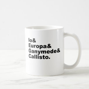 Galileische Monde   Io Europa Ganymed Kallisto Tasse