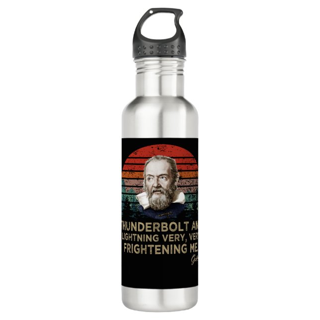 Galileo Galilei Edelstahlflasche (Vorderseite)