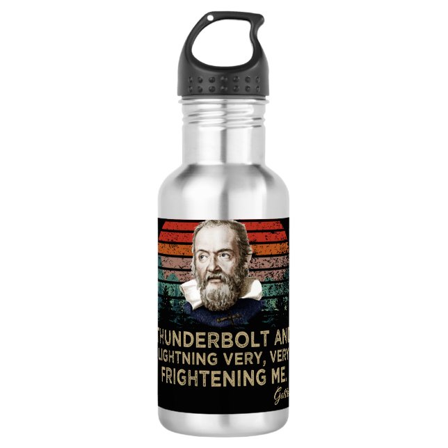 Galileo Galilei Edelstahlflasche (Vorderseite)
