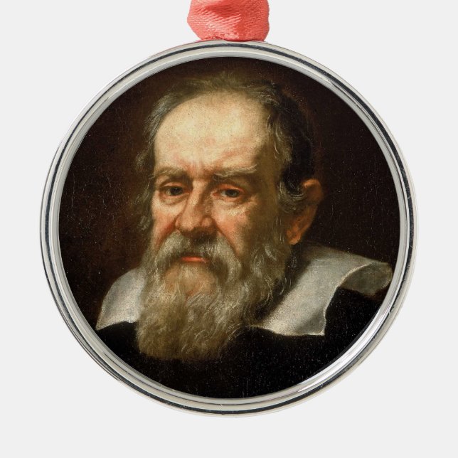 Galileo Galilei Ornament Aus Metall (Vorne)