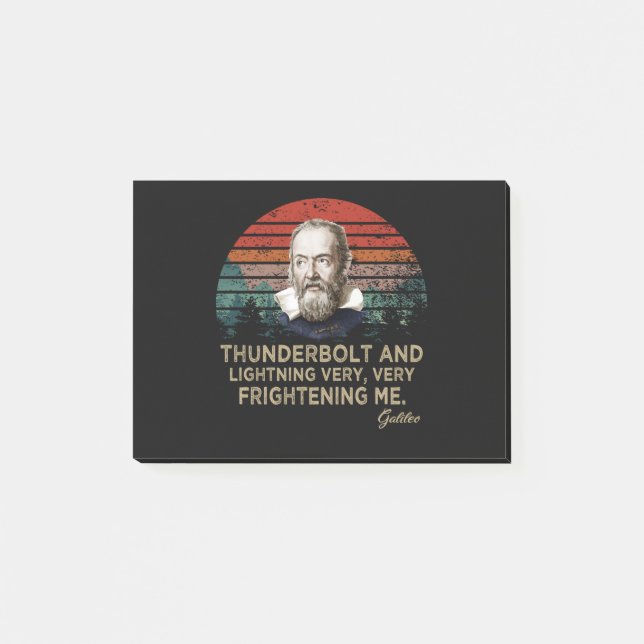 Galileo Galilei Post-it Klebezettel (Vorderseite)