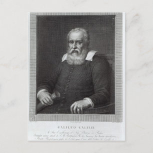 Galileo Galilei Postkarte