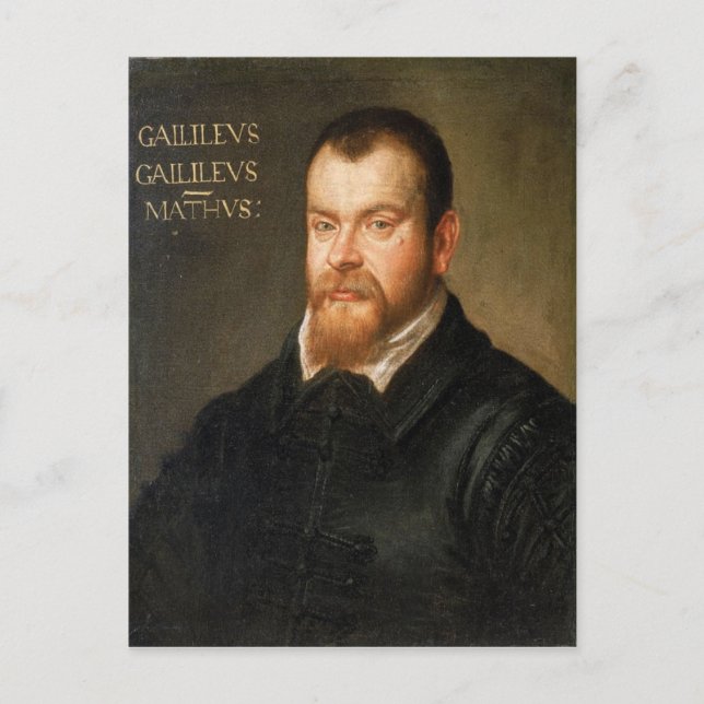 Galileo Galilei Postkarte (Vorderseite)