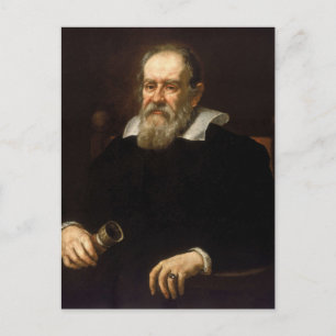 Galileo Galilei: Vater von Wissenschaft und Astron Postkarte