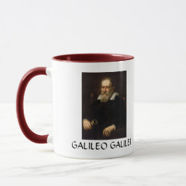 Galileo- Galileiporträt-Kaffee-Tasse Tasse