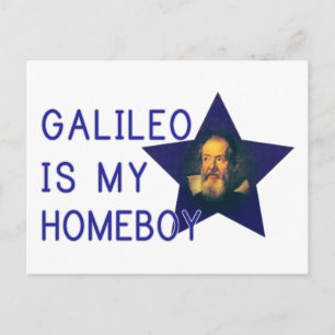 Galileo ist mein Homeboy Postkarte