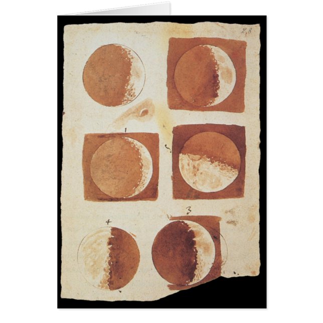 Galileo-Mondphasen 1616 (Vorne)