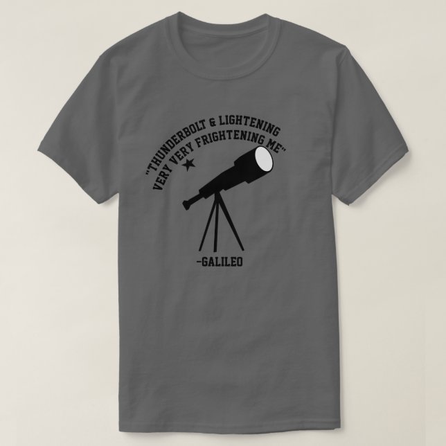 Galileo-Parodie T-Shirt (Design vorne)