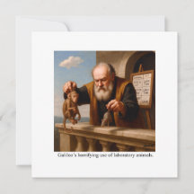 Galileo schreckt vor Labortieren zurück.