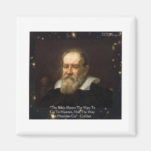 Galileo-Zitat "Weg in den Himmel" gibt T-Shirts Ta Magnet