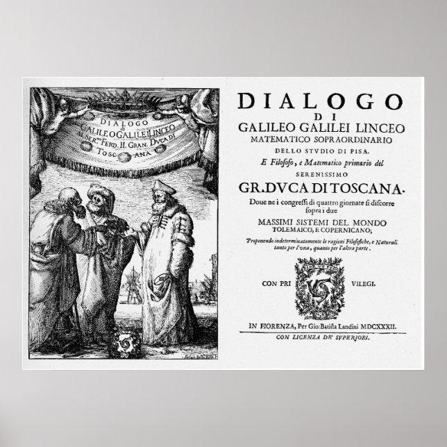Galileos Dialogo Poster (Vorne)
