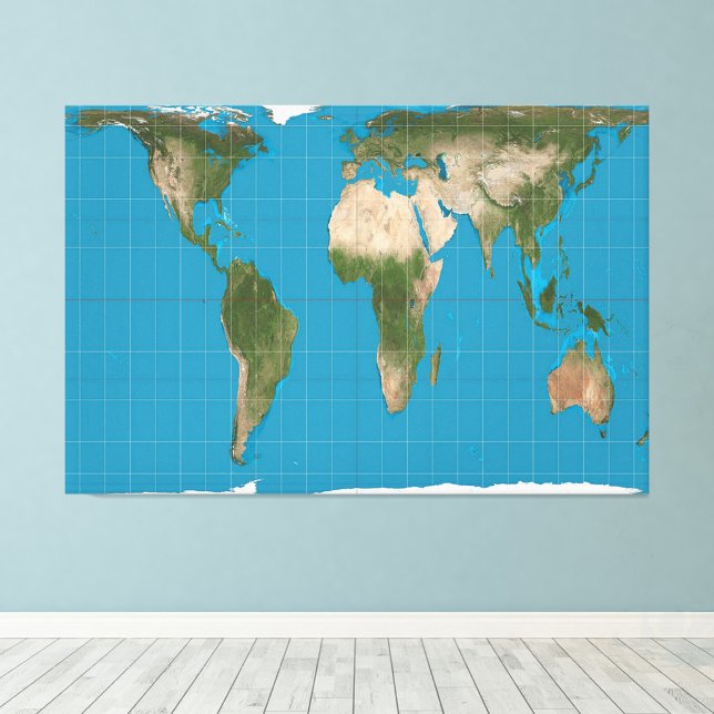 Gall Peters Projection World Map 60x40 inch Fotodruck (Von Creator hochgeladen)