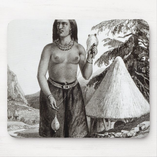 Galla-Frau Mousepad (Vorne)