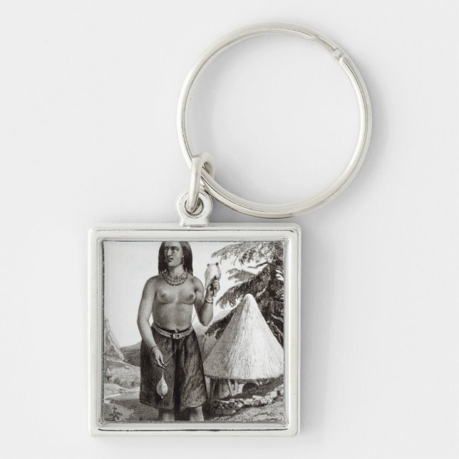 Galla-Frau Schlüsselanhänger (Vorne)