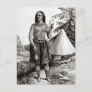Galla Woman Postkarte