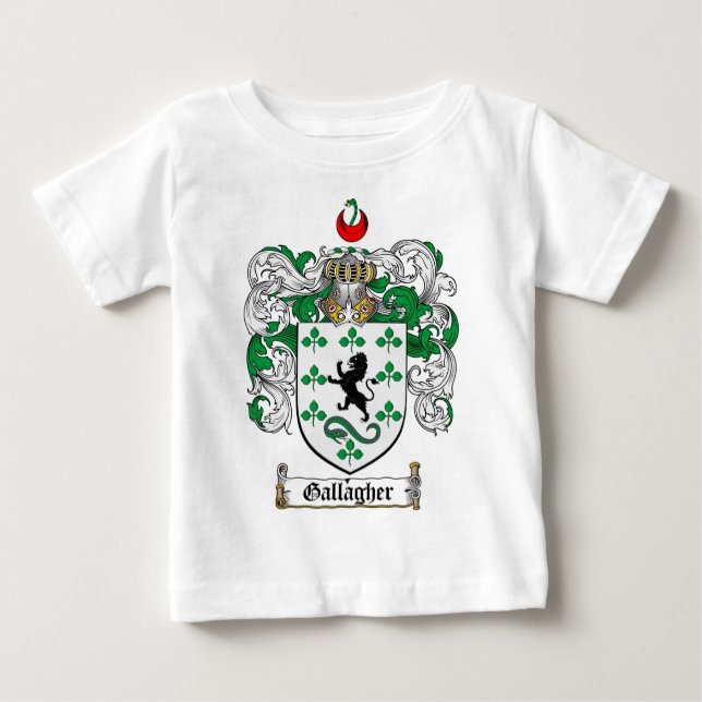 GALLAGHER-FAMILIENWAPPEN - GALLAGHERMUTTER BABY T-SHIRT (Vorderseite)